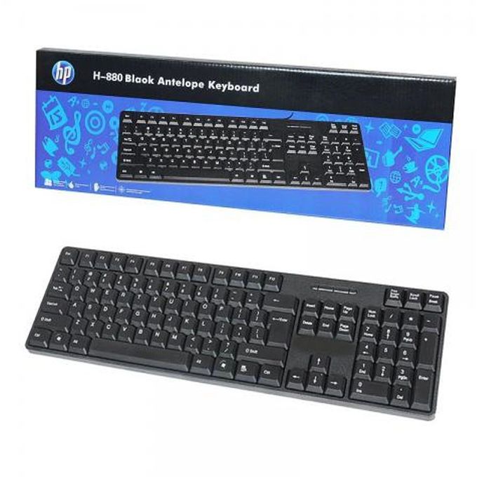 HP H-880 Black Antelope Wired Keyboard